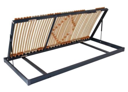 TRIOFLEX kombi P ĽAVÝ - prispôsobivý posteľný rošt s bočným výklopom 90 x 190 cm
