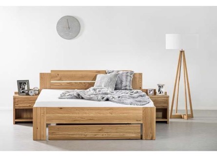 GRADO - masívna dubová posteľ 90 x 200 cm
