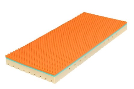 SUPER FOX VISCO Wellness 22 cm - matrac s lenivou penou - AKCIA "Férové ceny" 90 x 210 cm