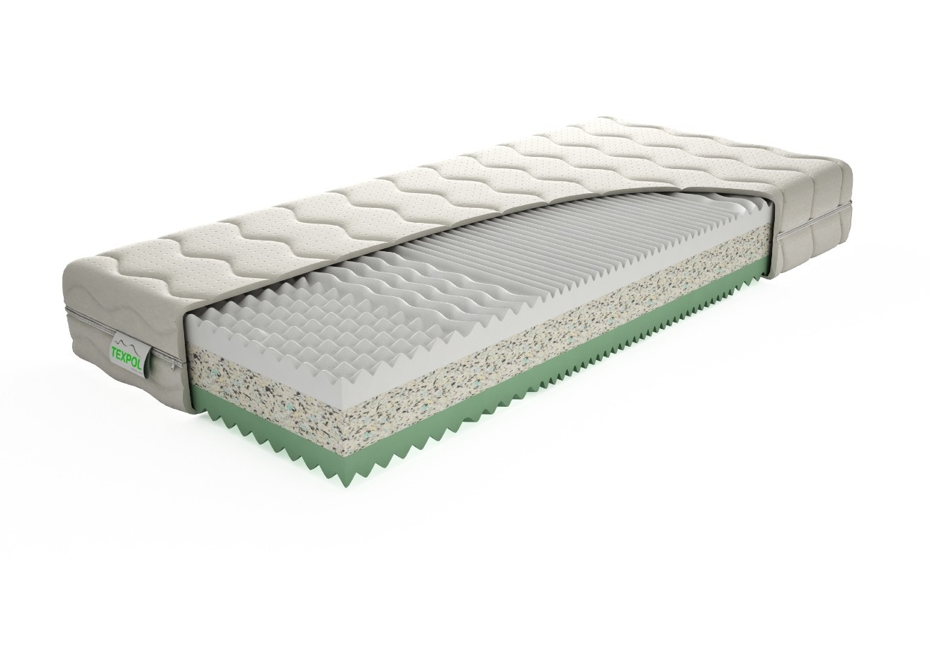 Matrac 180 x 210 cm Texpol - VERONA - obojstranne profilovaný matrac pre pohodlný spánok 180 x 210 cm