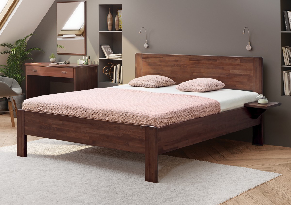 BMB SOFI XL - masívna buková posteľ, buk masív