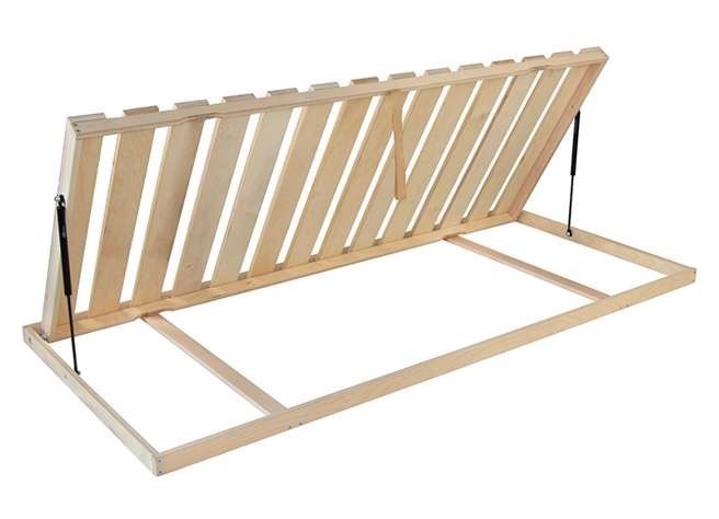 Ahorn TERRUS KOMBI P - posteľný rošt s bočným výklopom 70 x 195 cm, brezové laty + brezové nosníky