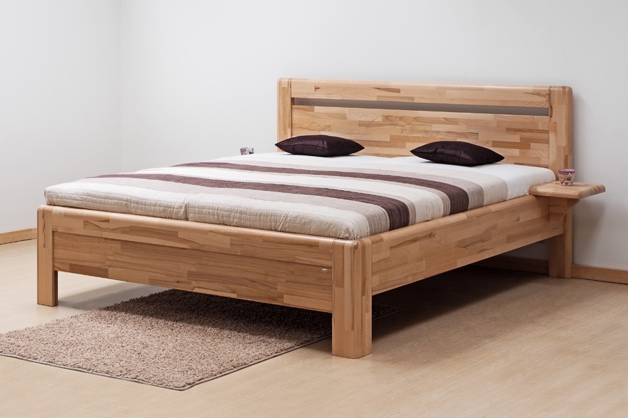 BMB ADRIANA KLASIK - masívna buková posteľ 180 x 200 cm, buk masív