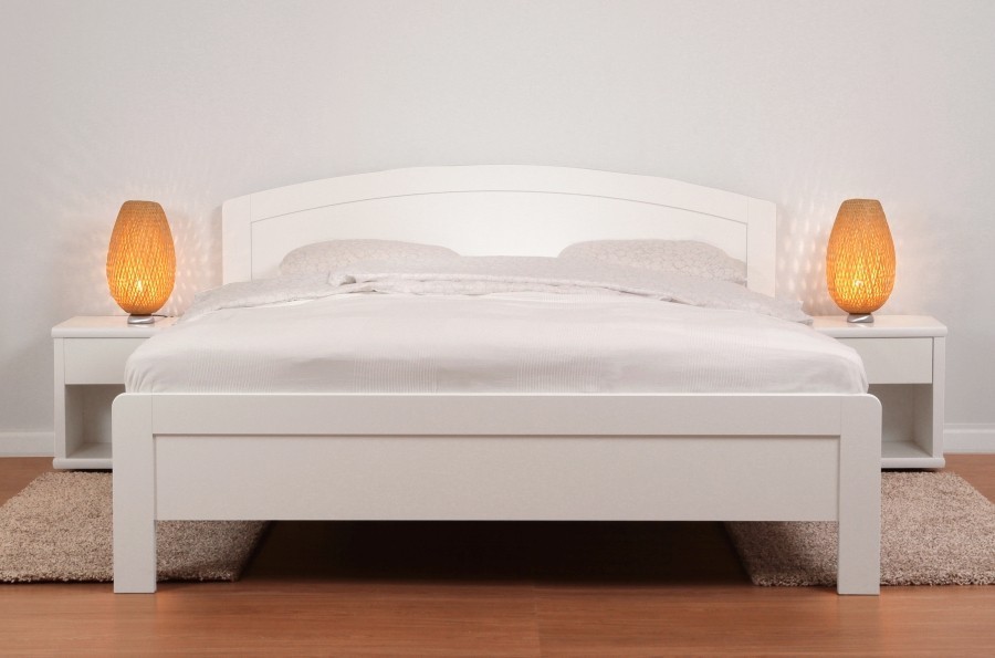 BMB KARLO ART - masívna buková posteľ 200 x 200 cm, buk masív