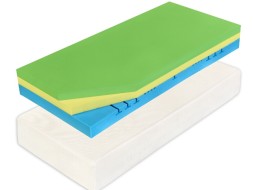 CUREM C3500 22 cm - pohodlný pamäťový matrac s pevnejšou podporou 85 x 190 cm