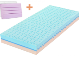GUARD MEDICAL CONCEPT (so spevnenými bokmi) - matrac pre boľavý chrbát a kĺby + vankúš ako darček 80 x 200 cm