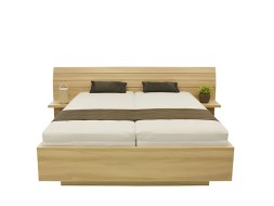 SALINA - dvojlôžková posteľ so širokým čelom 120 x 190 cm