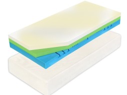 CUREM C4500 28 cm - jedinečne poddajný pamäťový matrac 90 x 195 cm