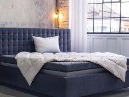 STRATFORD - jedinečná a spoľahlivá čalúnená posteľ ATYP