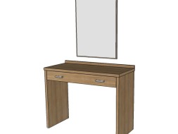 Toaletný stolík z lamina so zrkadlom (ilustračný obrázok)