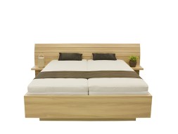SALINA - dvojlôžková posteľ so širokým čelom 120 x 210 cm