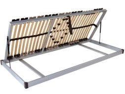 LUSSOFLEX kombi P ĽAVÝ - lamelový rošt s bočným výklopom 90 x 200 cm