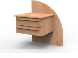 Nočný stolík PETRA - z dubového masívu