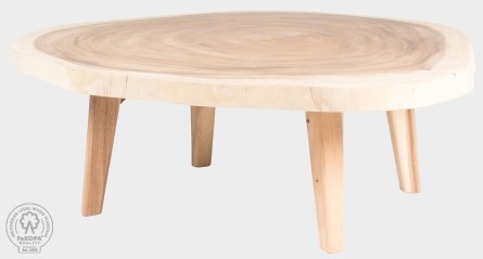 TRUNK - konferenčný stolík zo suaru 110 x 100 cm