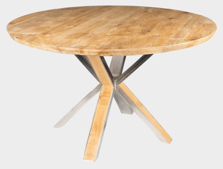 RECYCLE - stôl z recyklovaného teaku Ø 135 cm