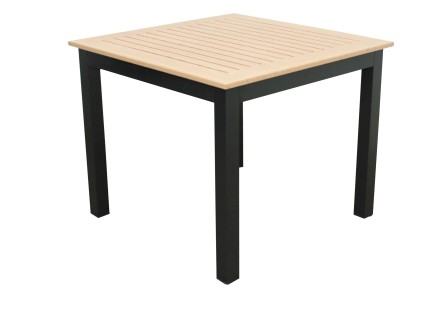 EXPERT WOOD antracit -  gastro hliníkový stôl 90 x 90 x 75cm