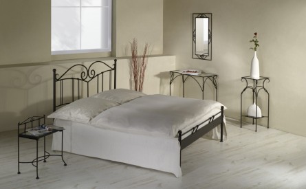 SARDEGNA - romantická kovová posteľ 90 x 200 cm