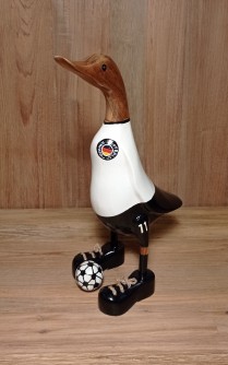 KAČICA - drevená kačica - futbalista DE 40 cm