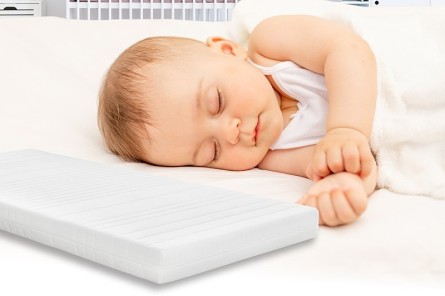 KUKI 10 cm - matrac pre bábätká z vysoko kvalitnej stredne tvrdej peny 70 x 140 cm (10 cm výška)