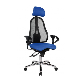 Topstar - obľúbená kancelárska stolička Sitness 45 - modrá