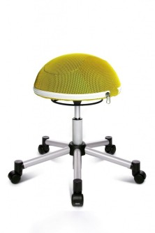Topstar - aktívna stolička Sitness Halfball - žltá