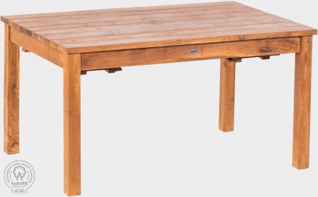 GIOVANNI 210-150x100cm - rozkladací stôl z teaku