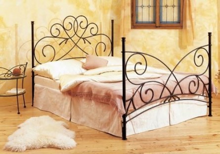 ANDALUSIA - exkluzívna kovová posteľ 90 x 200 cm