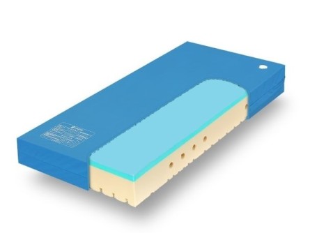 SUPER FOX BLUE Classic 24 cm POŤAH PU - antibakteriálny matrac pre domácu starostlivosť 110 x 210 cm