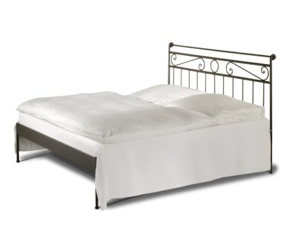 ROMANTIC kanape - romantická kovová posteľ 90 x 200 cm