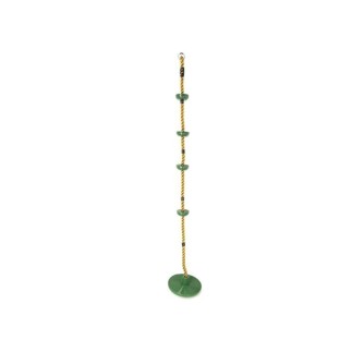 Šplhacie lano so sedákom - zelené