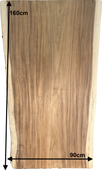 SUAR - stolová doska zo suaru 160 x 90 cm