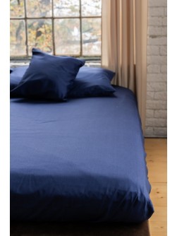 Protiroztočové prestieradlo Nanobavlna Blue na matrac S GUMOU - 80 x 200 x 20 cm