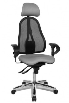 Topstar - obľúbená kancelárska stolička Sitness 45 - šedá
