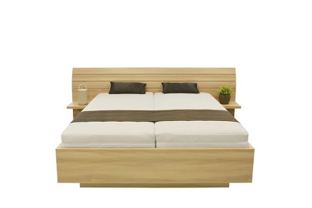 SALINA - dvojlôžková posteľ so širokým čelom 180 x 210 cm