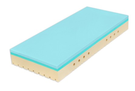 SUPER FOX BLUE Classic 24 cm FEST BOK - antibakteriálny matrac so spevnenými bokmi - AKCIA "Férové ceny" 220 x 220 cm