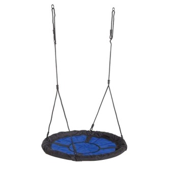 HNIEZDO SWIBEE - závesná húpačka s lanom modro-čierna