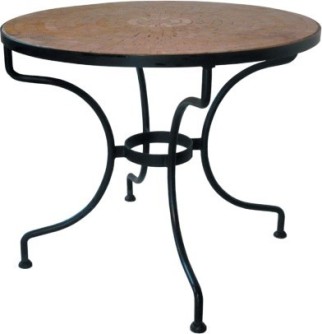 ST. TROPEZ - stabilný kovový stôl Ø 90 cm - bez dosky