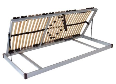 LUSSOFLEX kombi P ĽAVÝ - lamelový rošt s bočným výklopom 85 x 195 cm