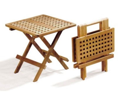 PIKNIK TEAK - záhradný teakový skladací stolík