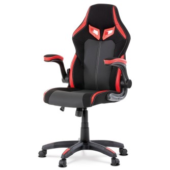 ERGONOMICKY TVAROVANÉ HERNÉ KRESLO s odklápacími podrúčkami