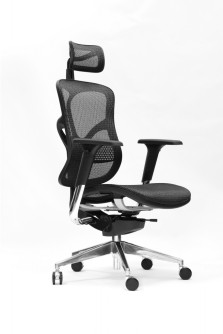 BUSINESS Spinergo - zdravotná kancelárska stolička - čierna