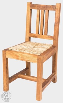 NANDA MINI - detská stolička s výpletom z teaku