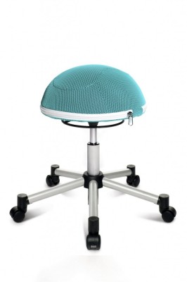 Topstar - aktívna stolička Sitness Halfball - svetlo modrá