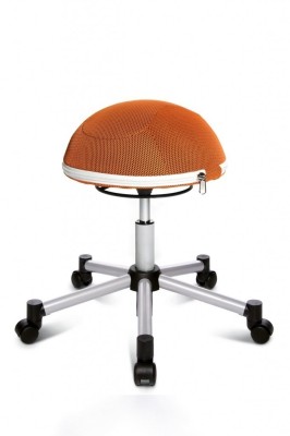 Topstar - aktívna stolička Sitness Halfball - oranžová