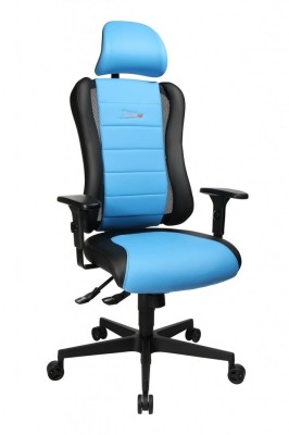 Topstar - herní stolička Sitness RS - s podhlavníkem modrá