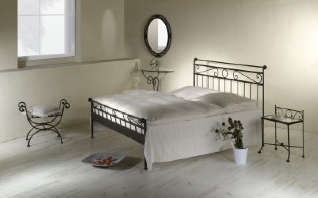 ROMANTIC - romantická kovová posteľ 180 x 200 cm
