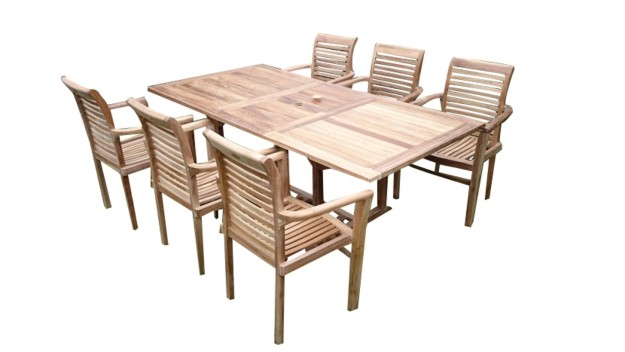 BALI I - záhradný jedálenský stôl + 6 x kreslo STUCKING/NEW