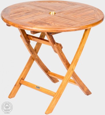 VASCO - skladací stôl z teaku gulatý Ø 90 cm