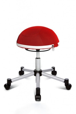Topstar - aktívna stolička Sitness Halfball - červená