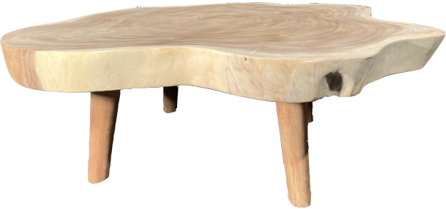 TRUNK - konferenčný stolík zo suaru 140 x 135 cm